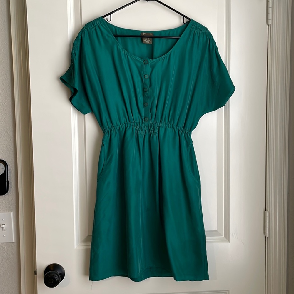 Anthropologie silk dress
